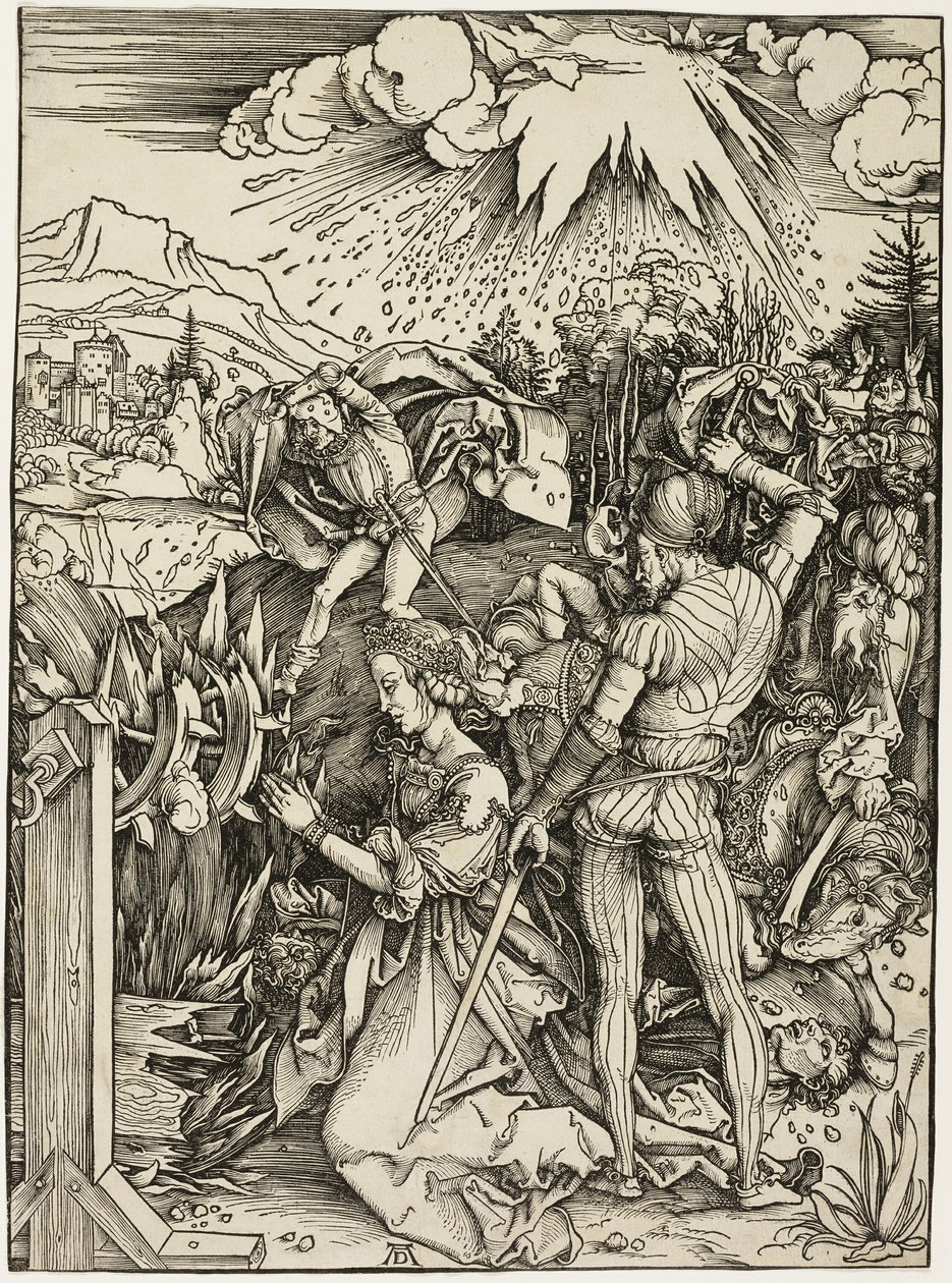 Le martyre de Sainte Catherine - Albrecht Dürer
