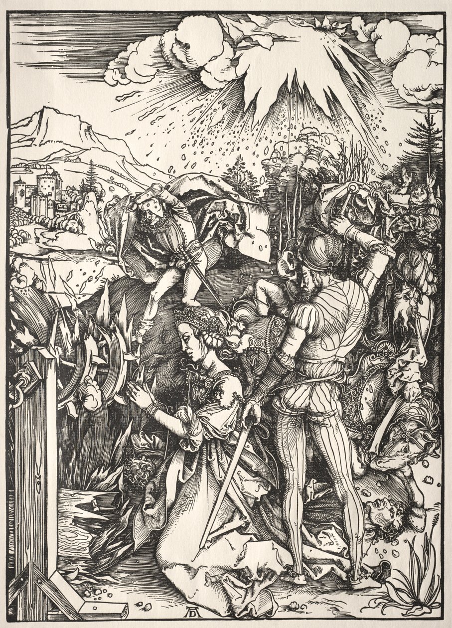 Le Martyre de Sainte Catherine - Albrecht Dürer