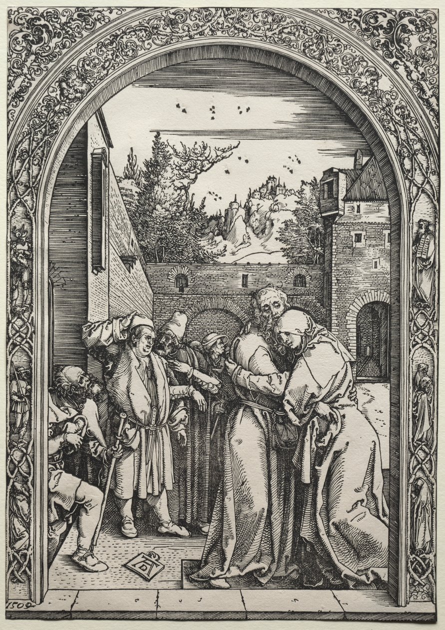 La Rencontre de Joachim et Anne à la Porte Dorée - Albrecht Dürer