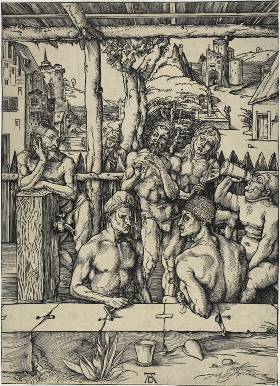 Le bain des hommes - Albrecht Dürer