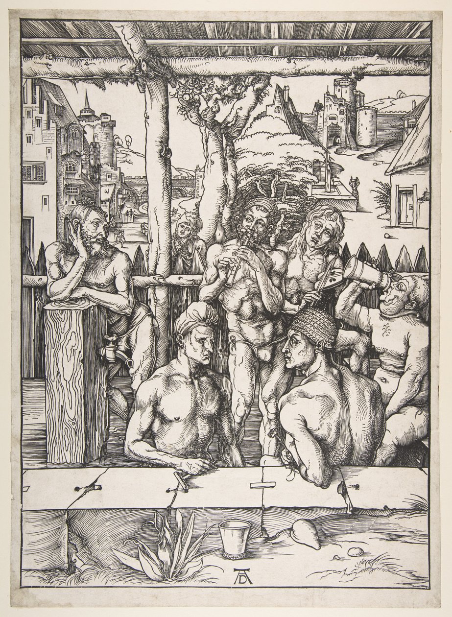 La salle de bain des hommes - Albrecht Dürer