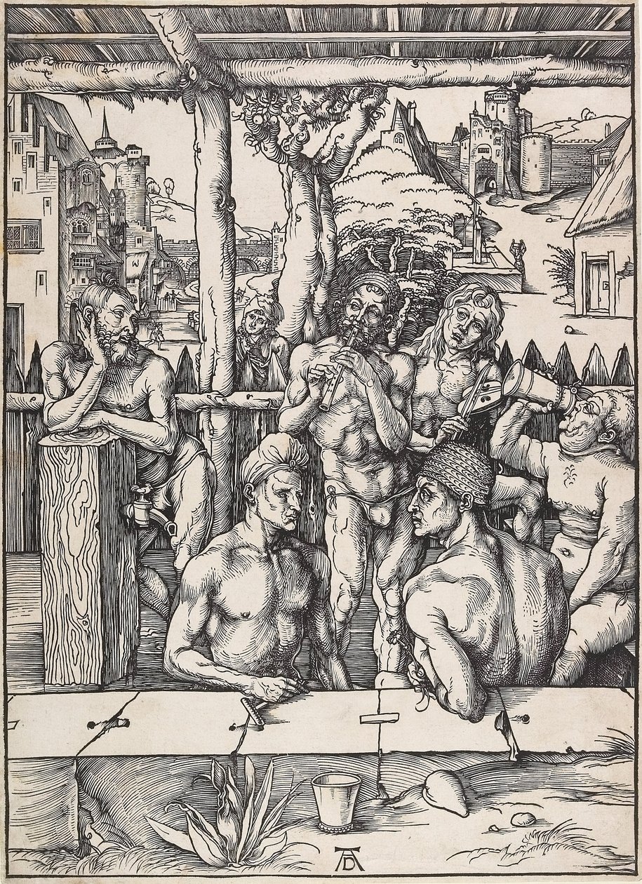 La salle de bain des hommes - Albrecht Dürer