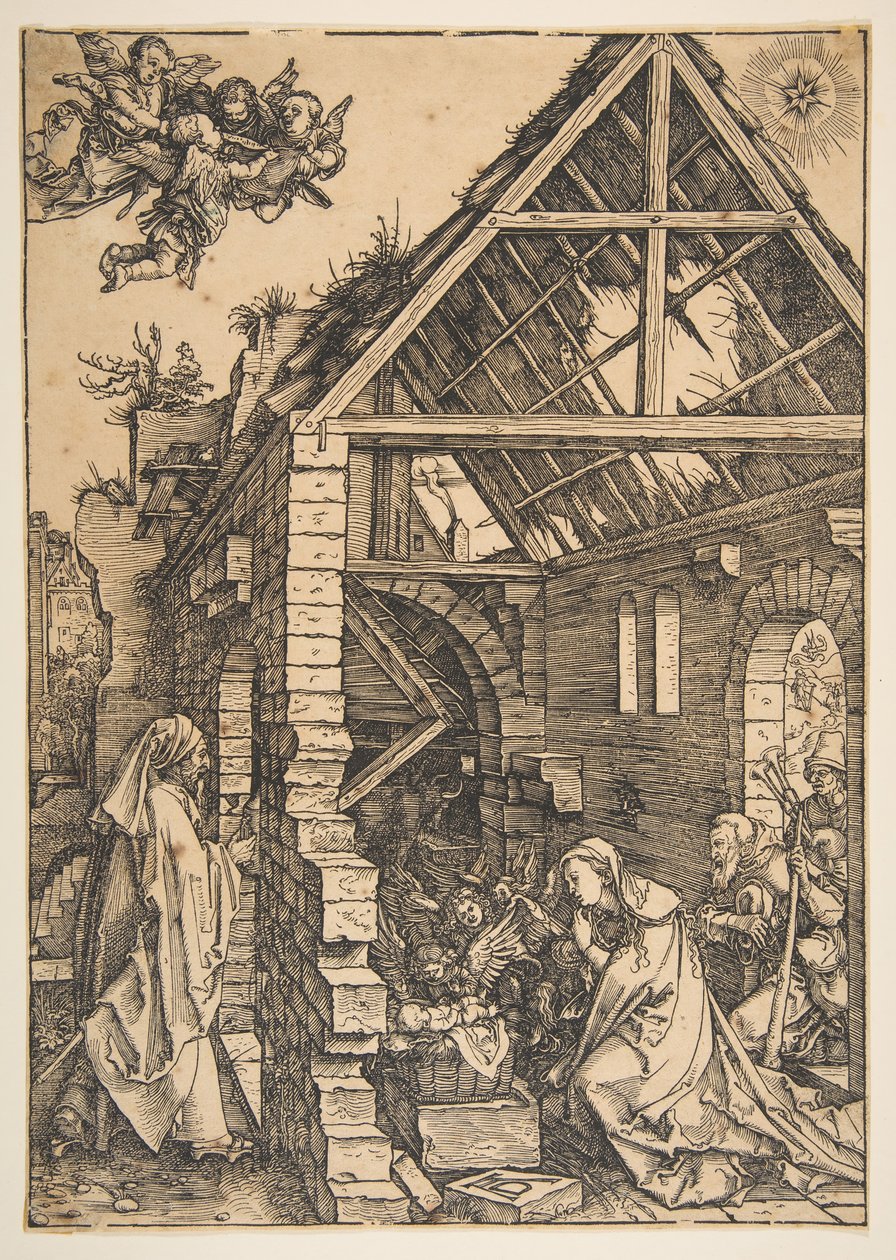 La Nativité, de La Vie de la Vierge, 1502-3 - Albrecht Dürer