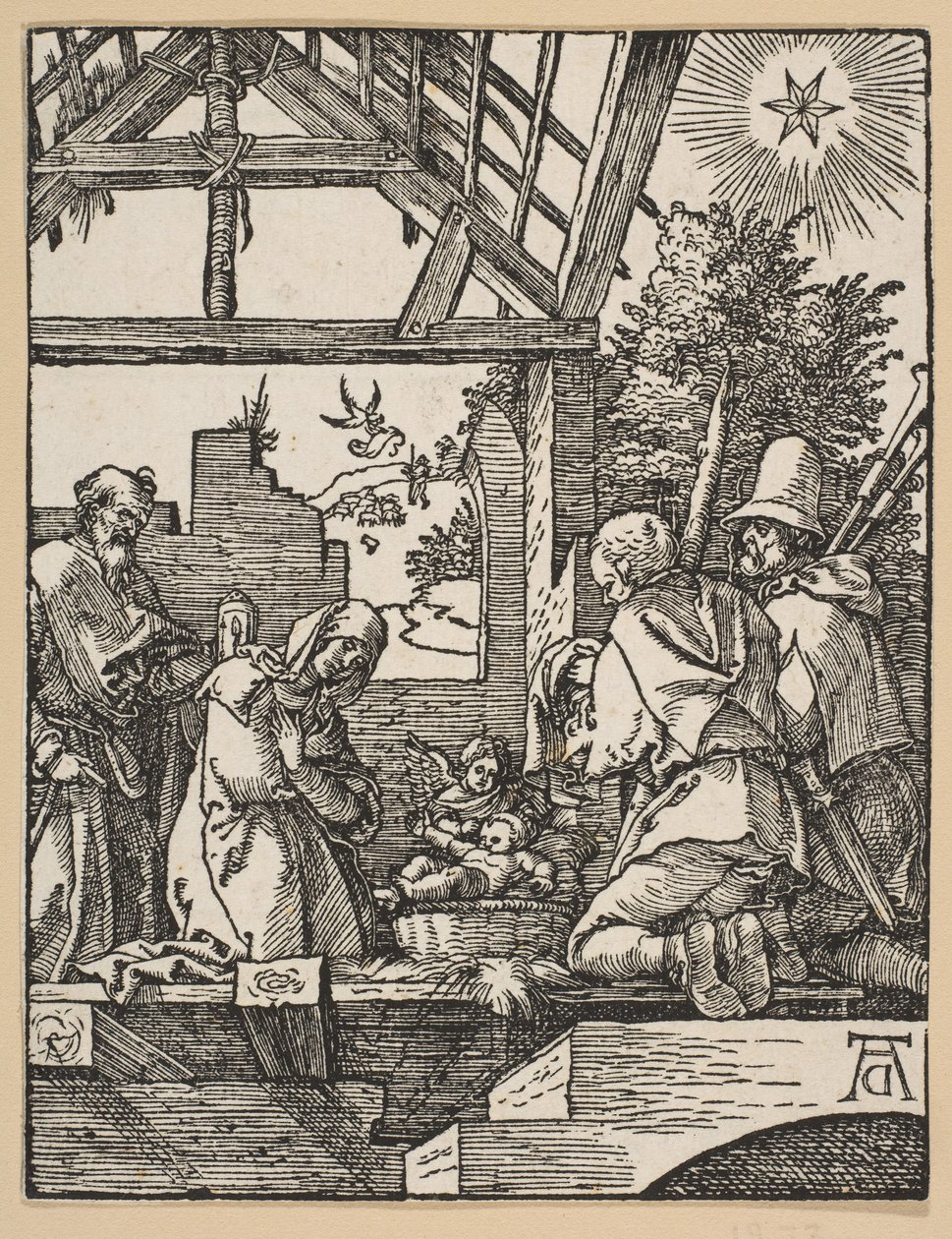 La Nativité, de La Petite Passion - Albrecht Dürer