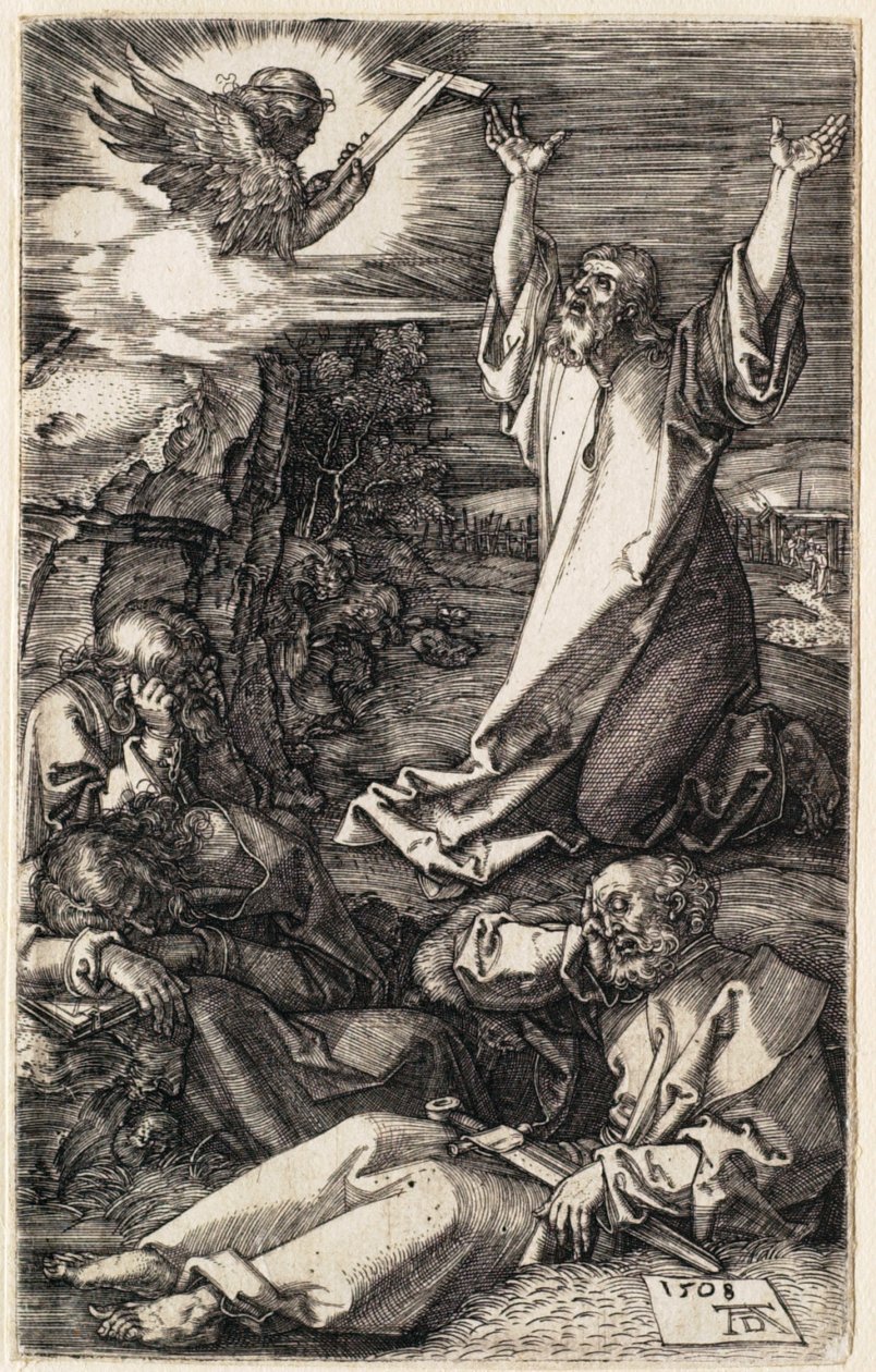 La Passion : le Christ au mont des Oliviers - Albrecht Dürer