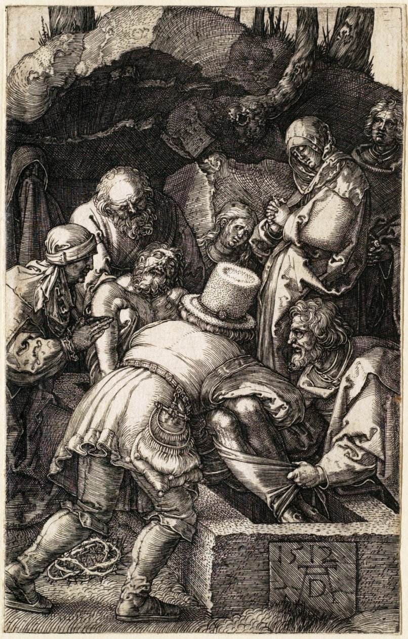 La Passion : la mise au tombeau - Albrecht Dürer