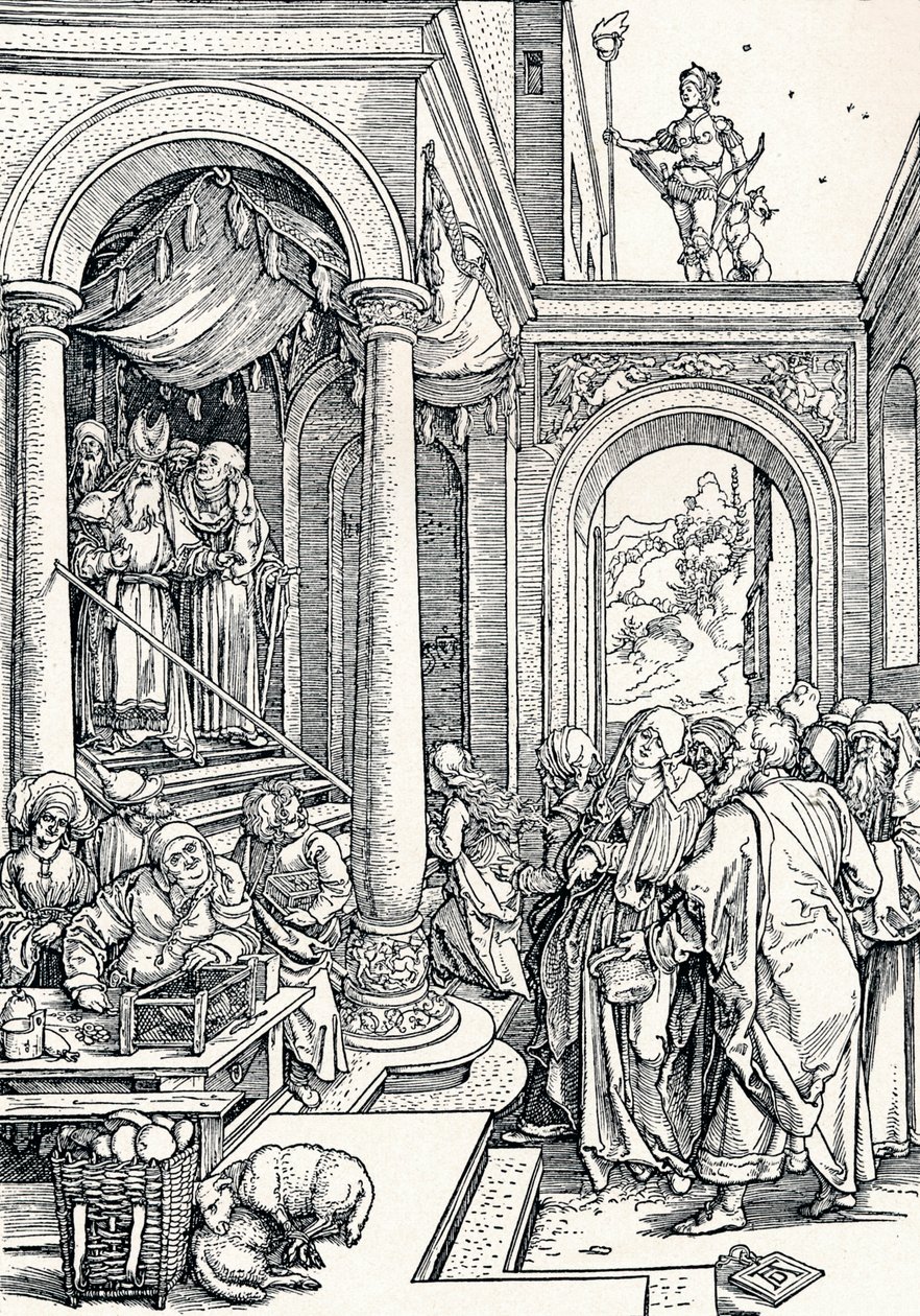 La Présentation de la Vierge au Temple - Albrecht Dürer