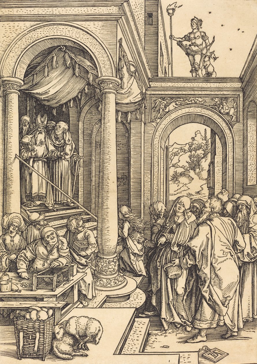La Présentation de la Vierge au Temple - Albrecht Dürer
