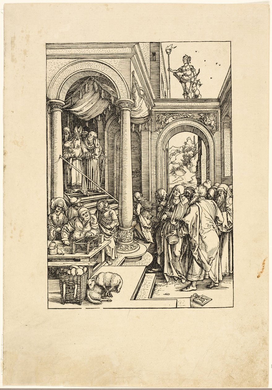 La Présentation de la Vierge au Temple, de La Vie de la Vierge - Albrecht Dürer