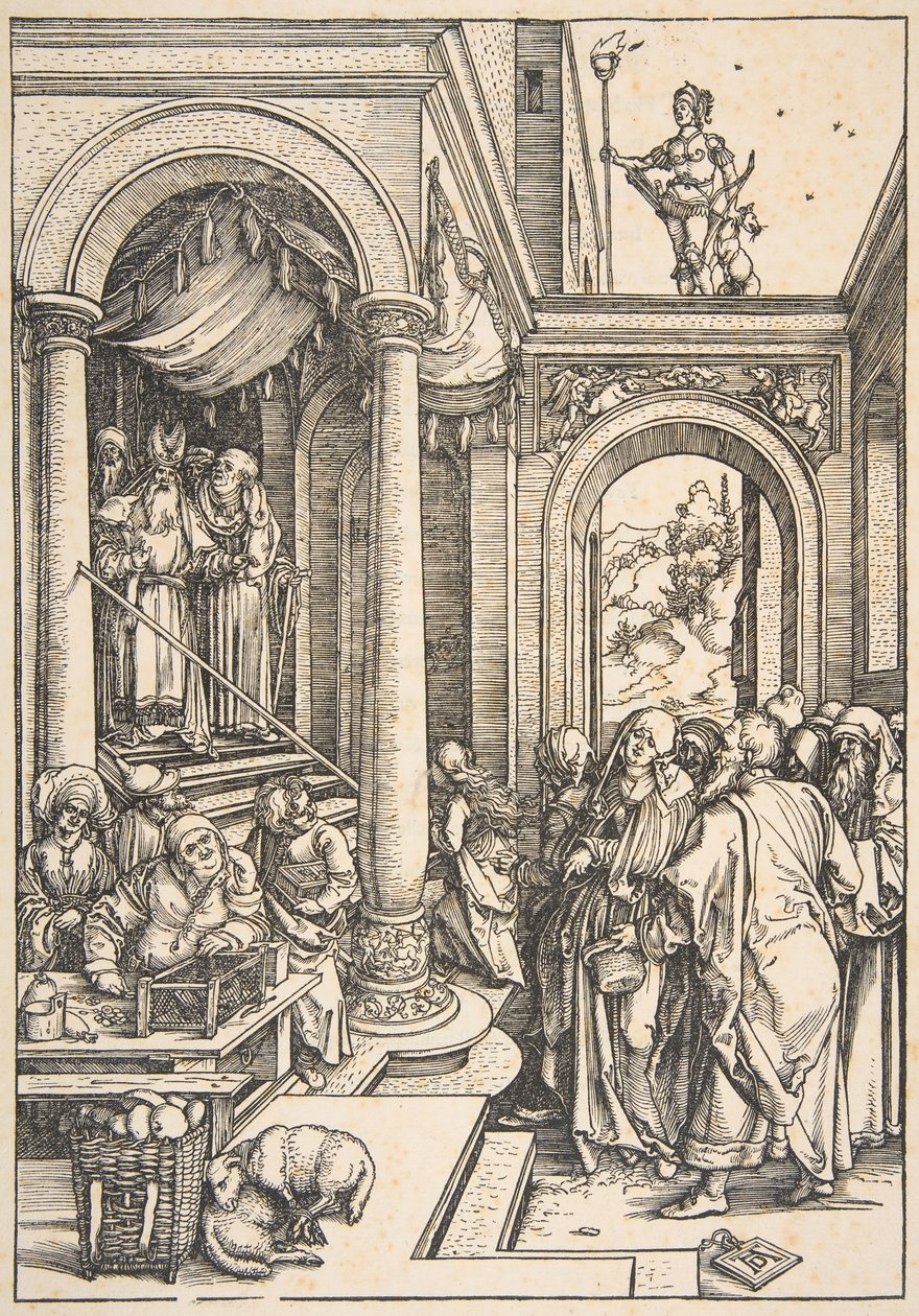 La Présentation de la Vierge au Temple - Albrecht Dürer