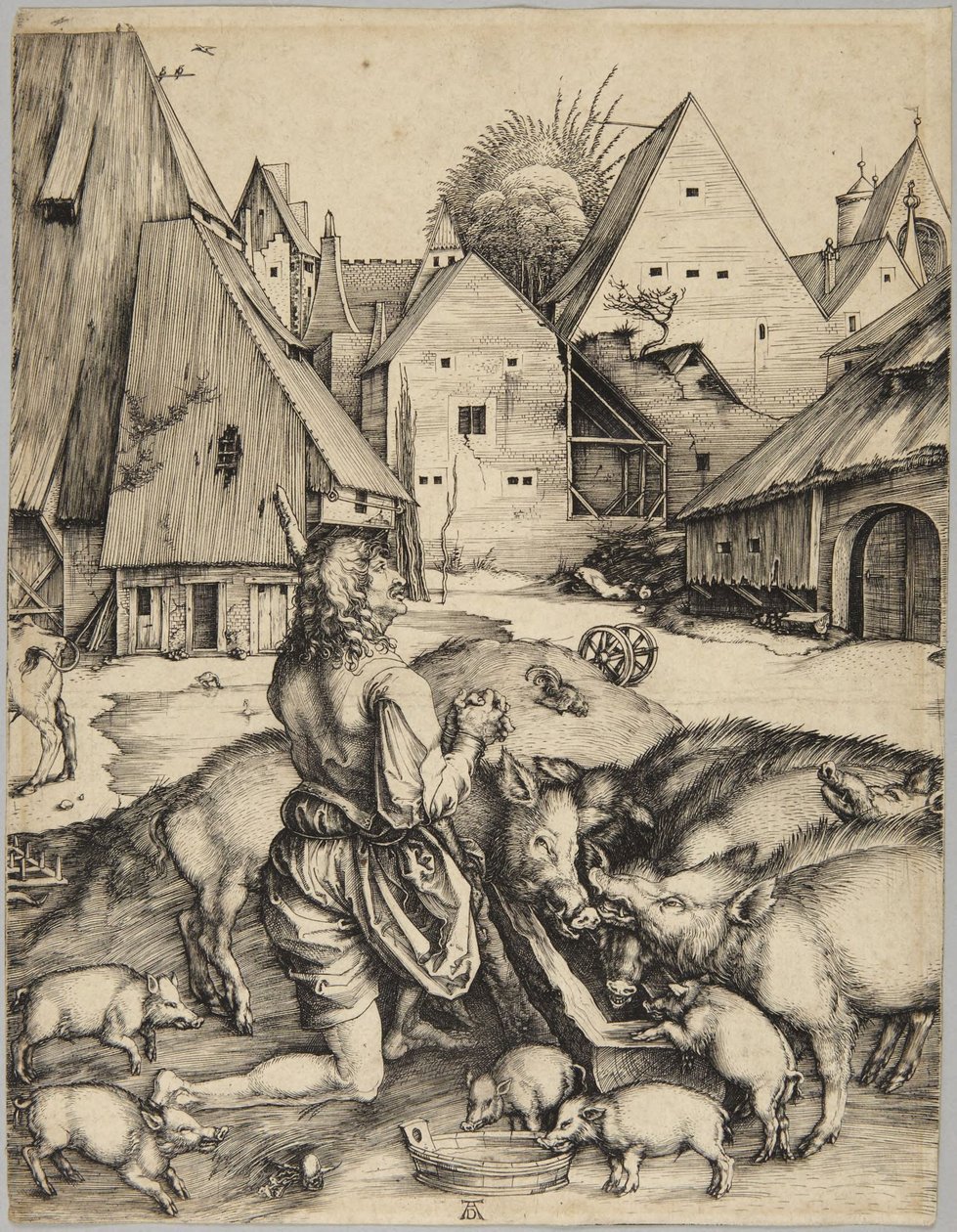 Le Fils prodigue - Albrecht Dürer