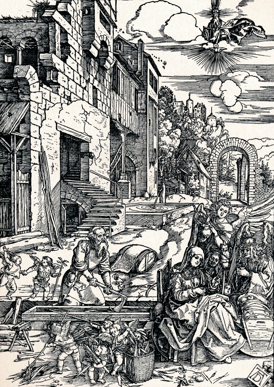 Le Repos pendant la fuite en Égypte - Albrecht Dürer