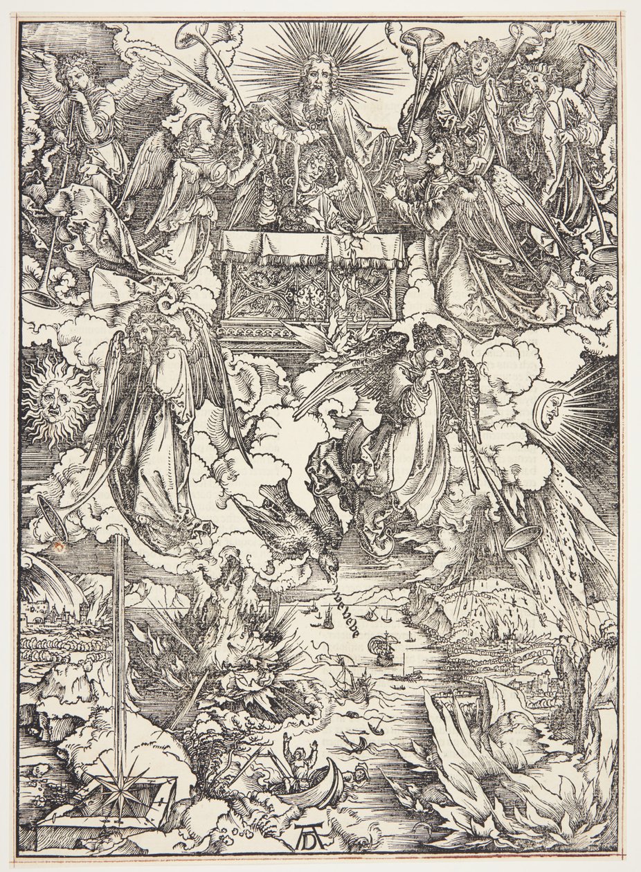 Les sept trompettes - Albrecht Dürer