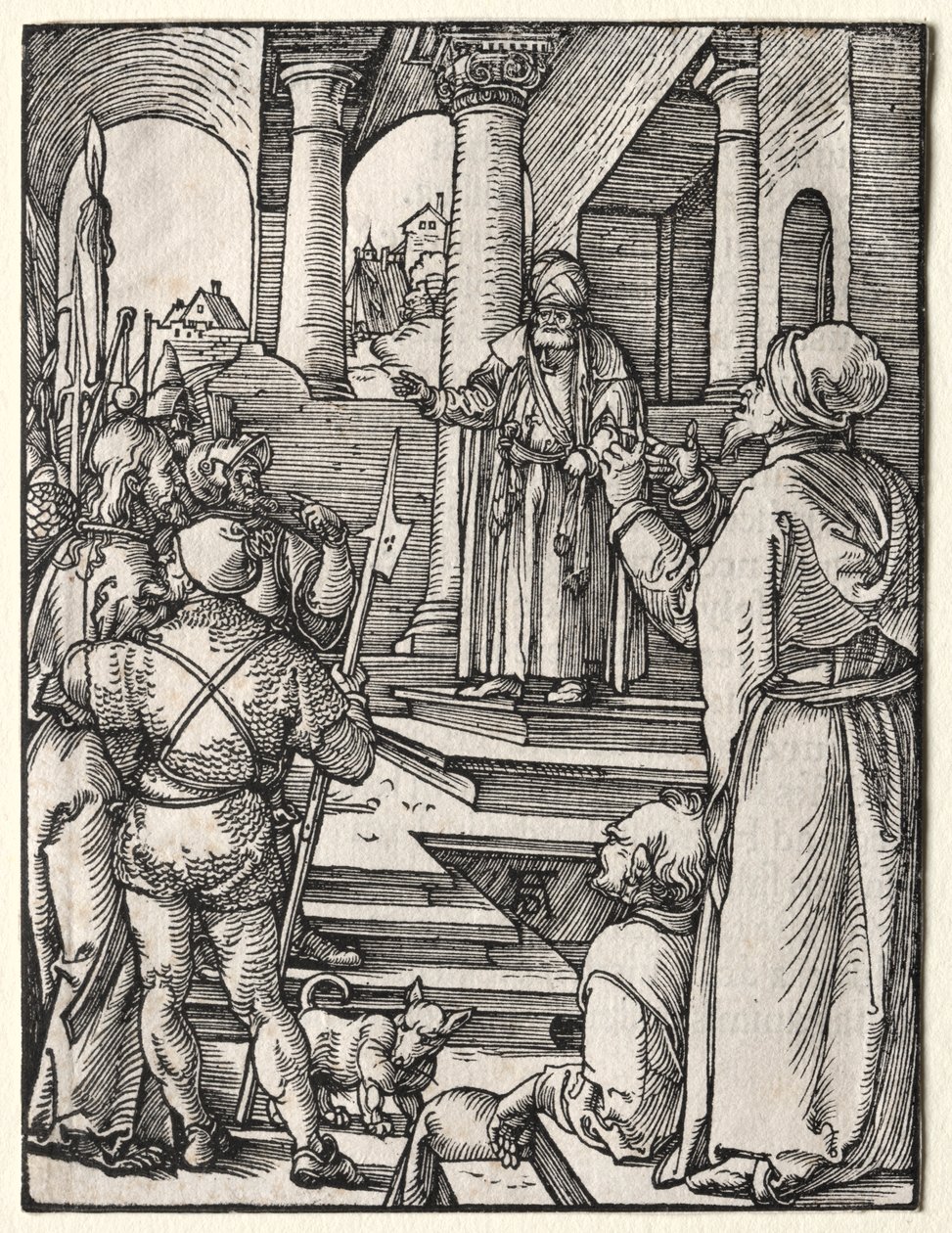 La petite passion : Le Christ devant Pilate - Albrecht Dürer