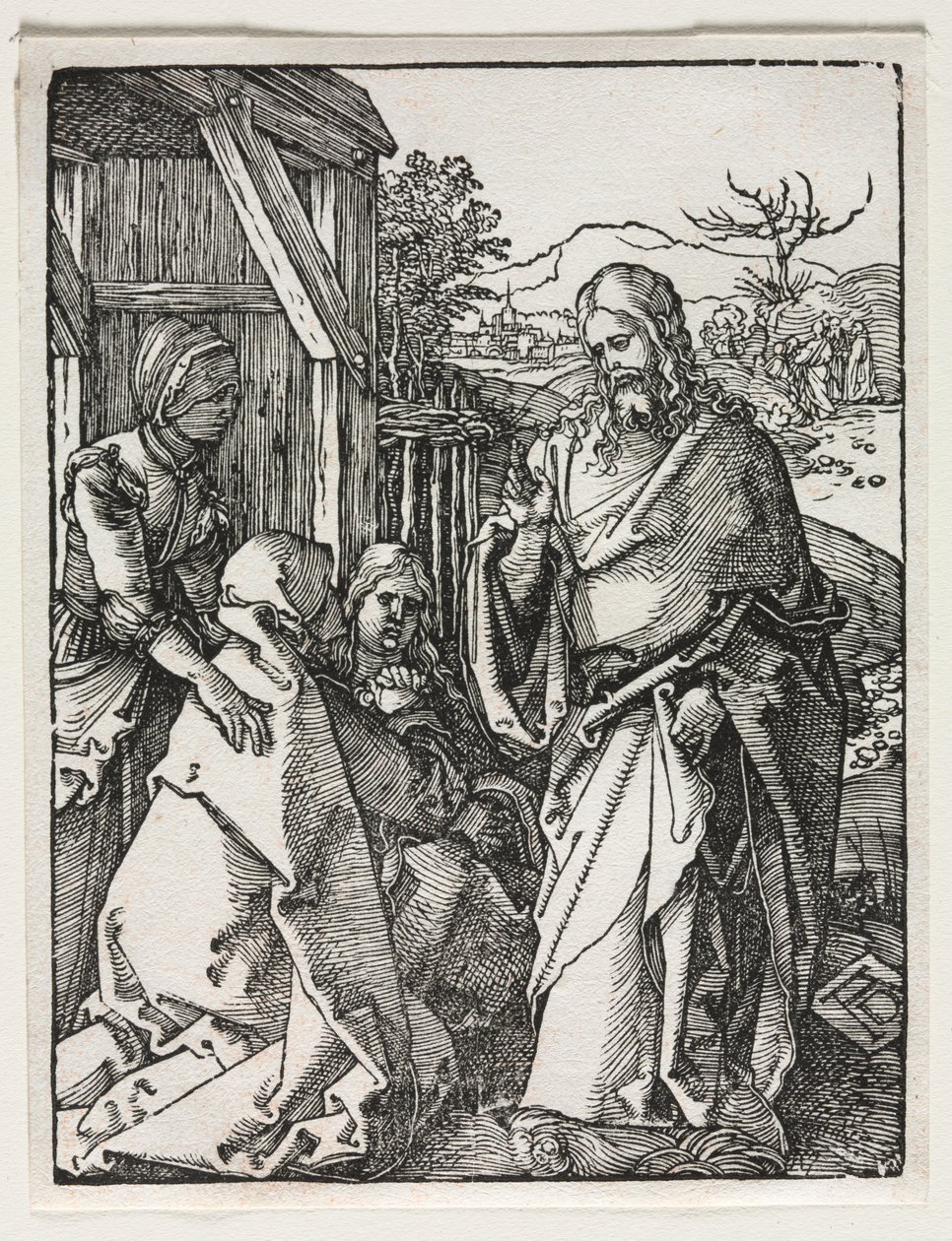 La Petite Passion : Le Christ prenant congé de la Vierge - Albrecht Dürer
