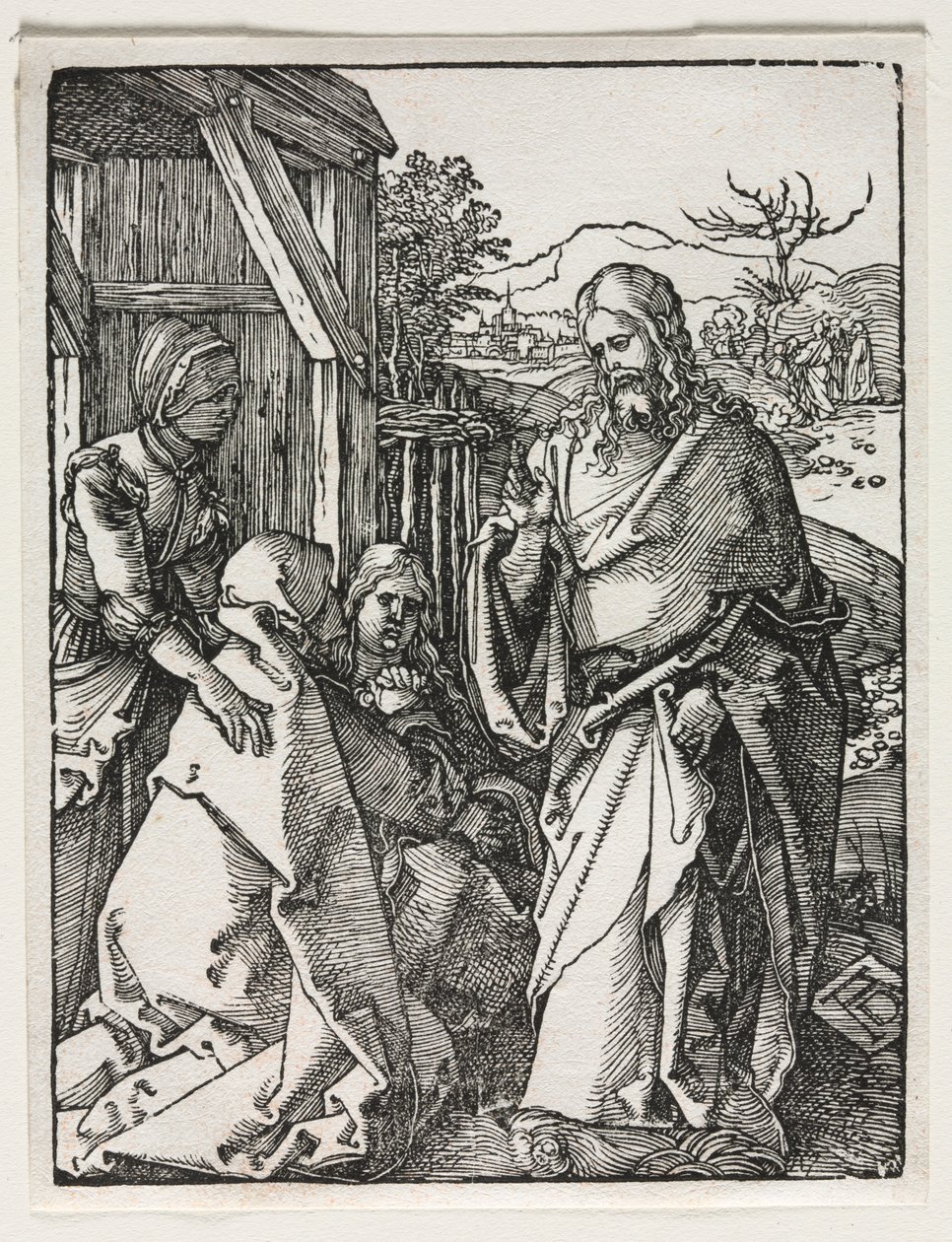 La petite passion : Christ prenant congé de la Vierge - Albrecht Dürer