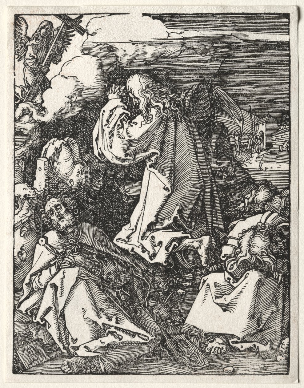 La Petite Passion : Le Christ sur le mont des Oliviers - Albrecht Dürer