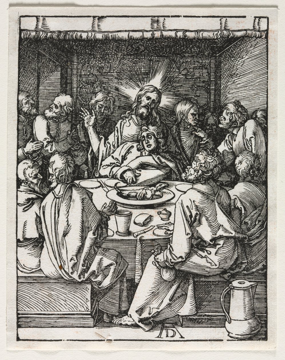 La Petite Passion : La Cène - Albrecht Dürer