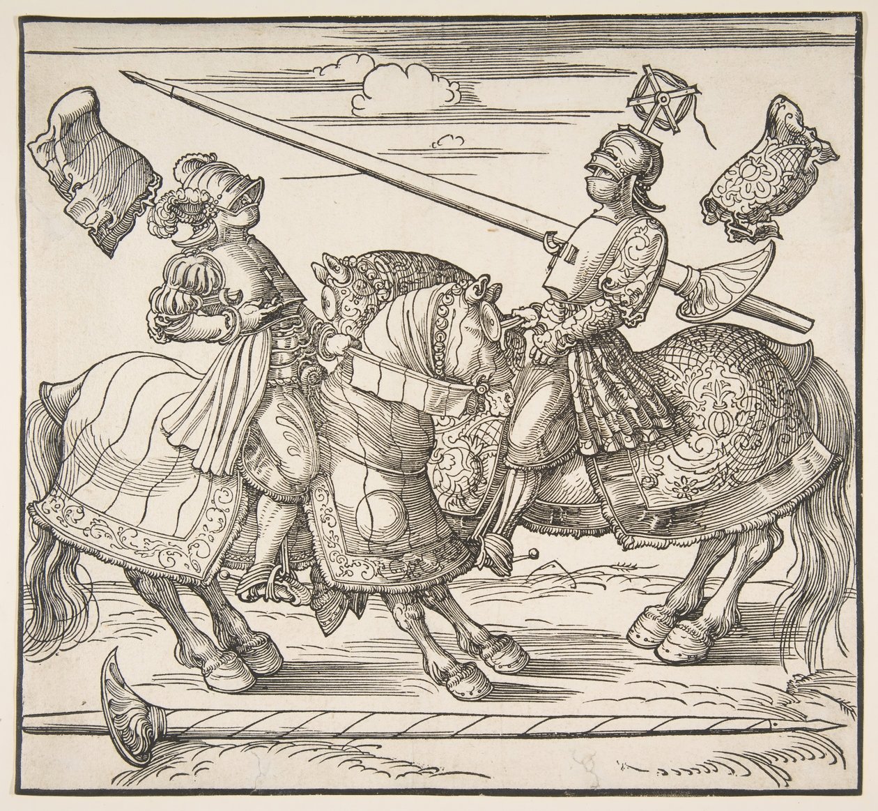 Le Tournoi à cheval - Albrecht Dürer