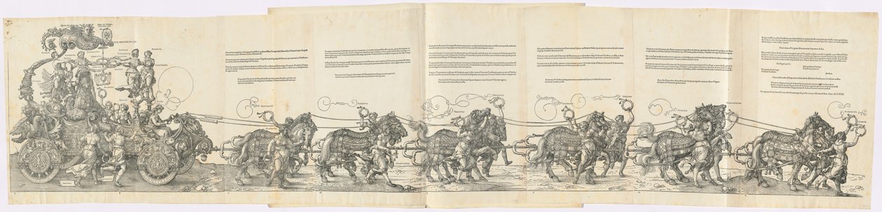 Le char triomphal de Maximilien I - Albrecht Dürer