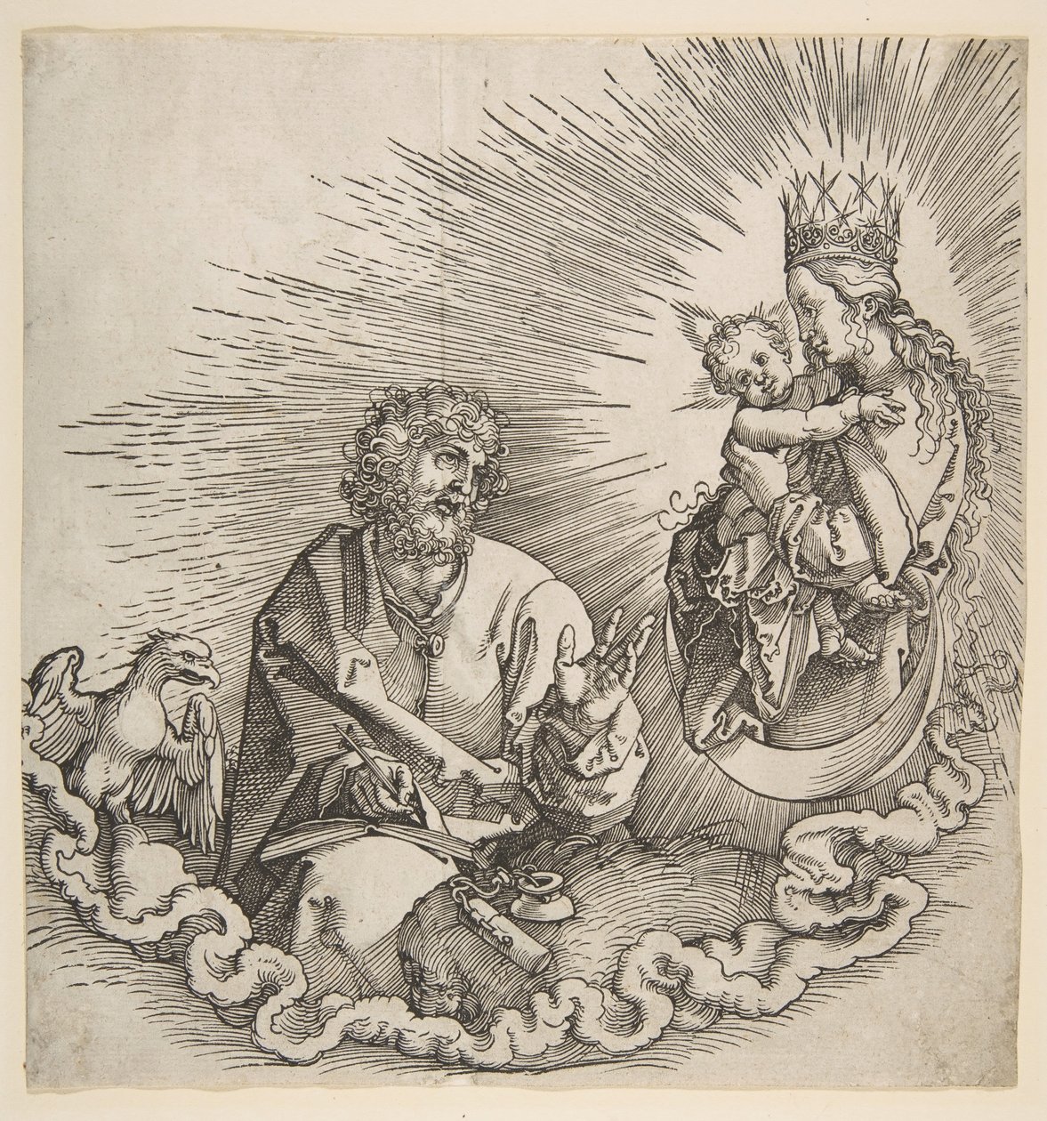 La Vierge Apparaissant à Saint Jean, Frontispice de l
