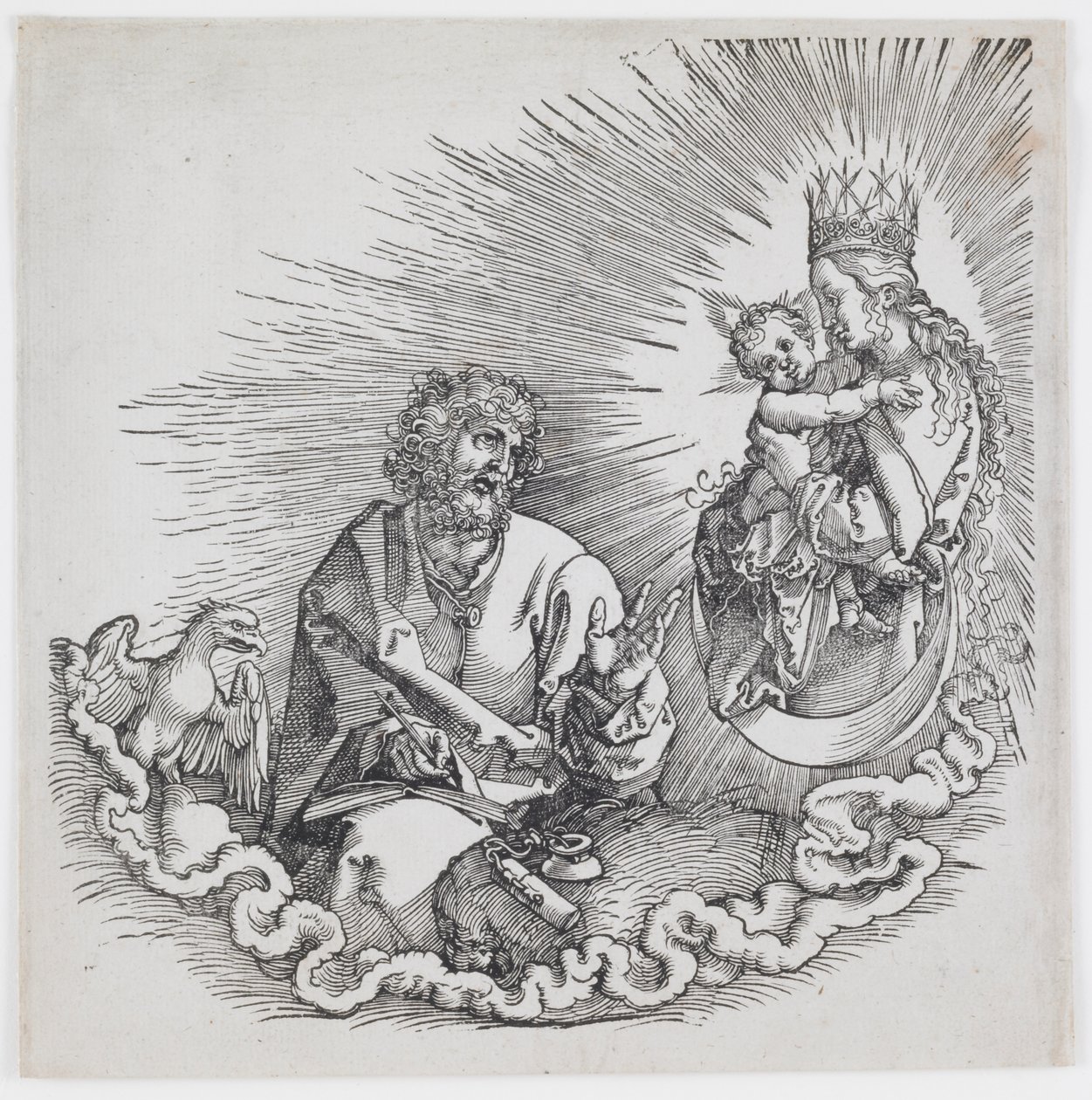 La Vierge apparaissant à Saint Jean, de l