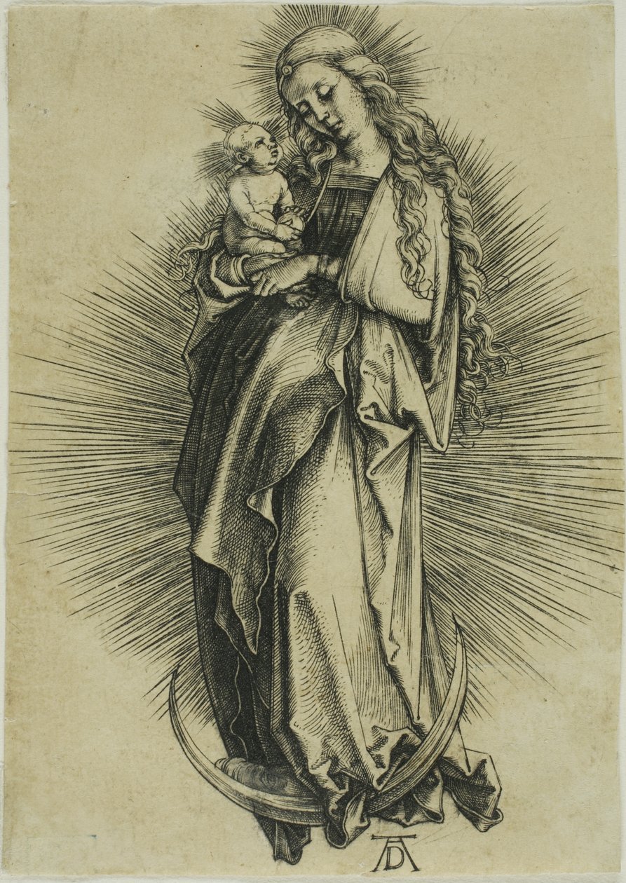 La Vierge sur le croissant - Albrecht Dürer