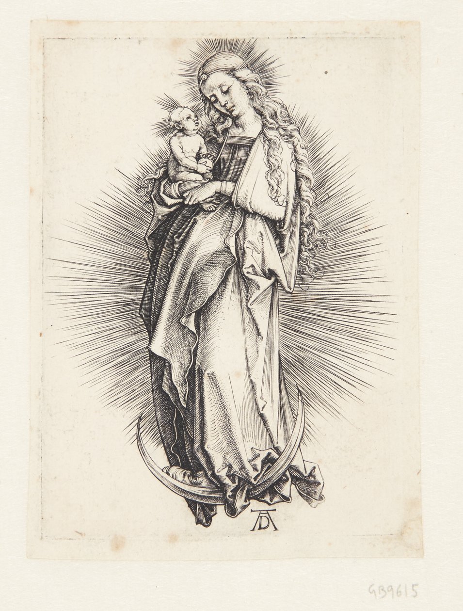 La Vierge sur le croissant - Albrecht Dürer