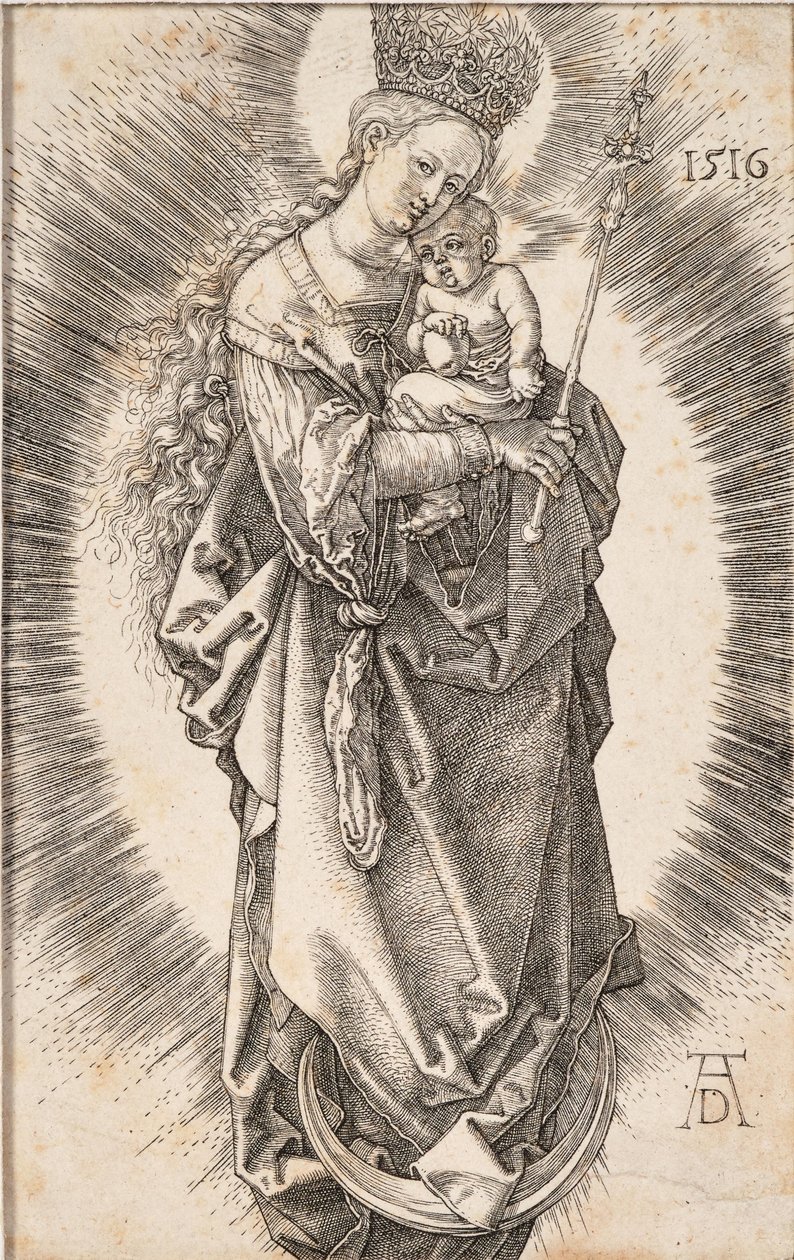 La Vierge avec une couronne d