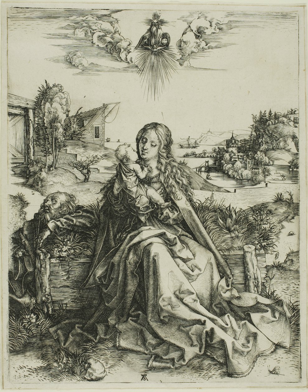 La Vierge avec la libellule - Albrecht Dürer