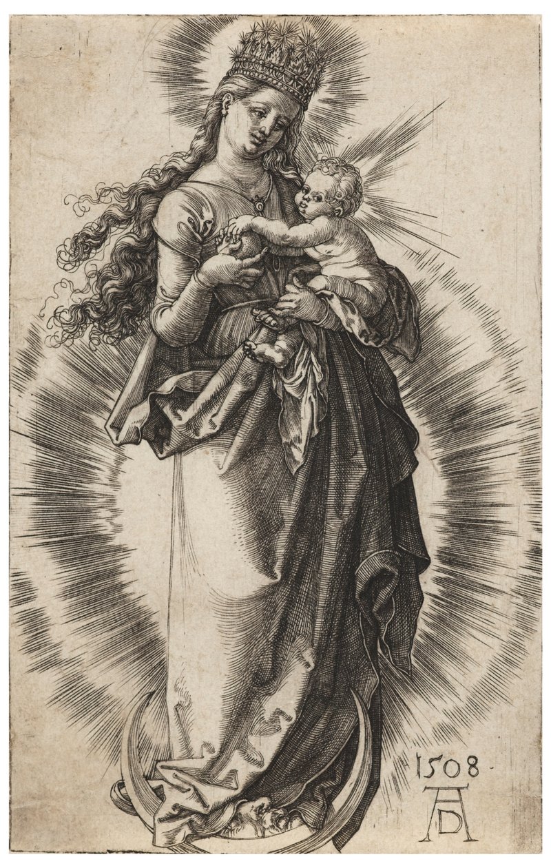 La Vierge à la couronne étoilée - Albrecht Dürer