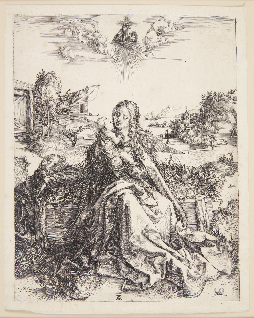 La Vierge avec la libellule - Albrecht Dürer