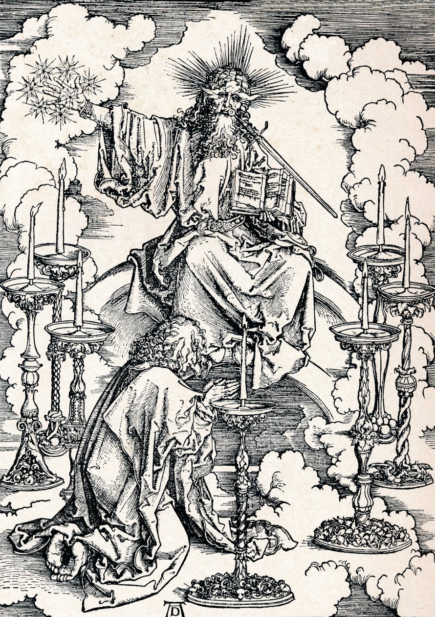 La Vision des Sept Chandeliers - Albrecht Dürer