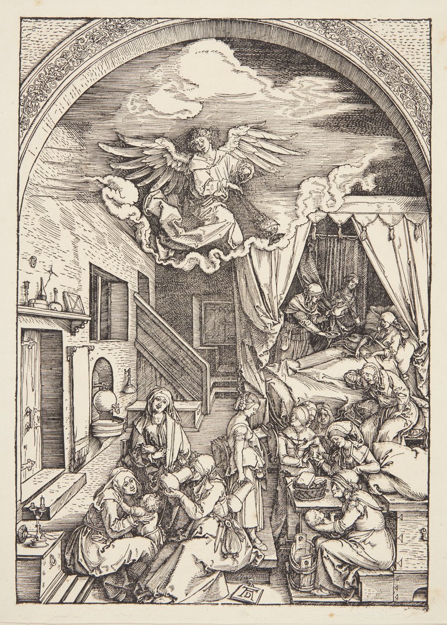 La naissance de la Vierge - Albrecht Dürer