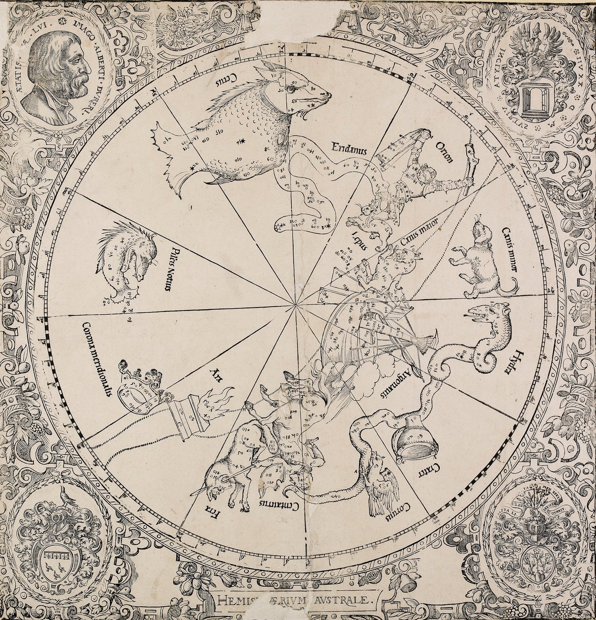La carte céleste de l
