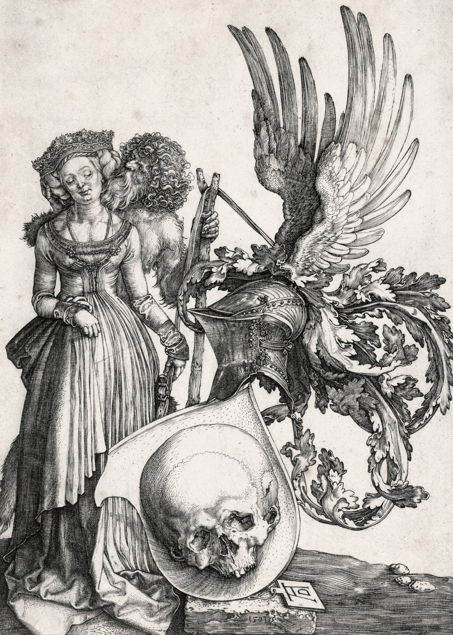 Le blason avec le crâne, 1503 - Albrecht Dürer