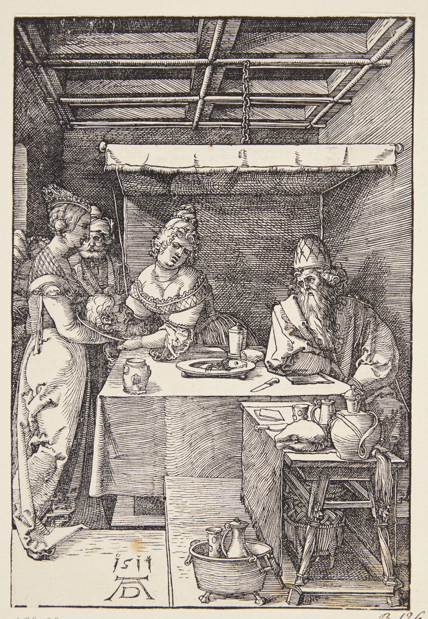 La tête de Saint Jean-Baptiste apportée à Hérodiade - Albrecht Dürer