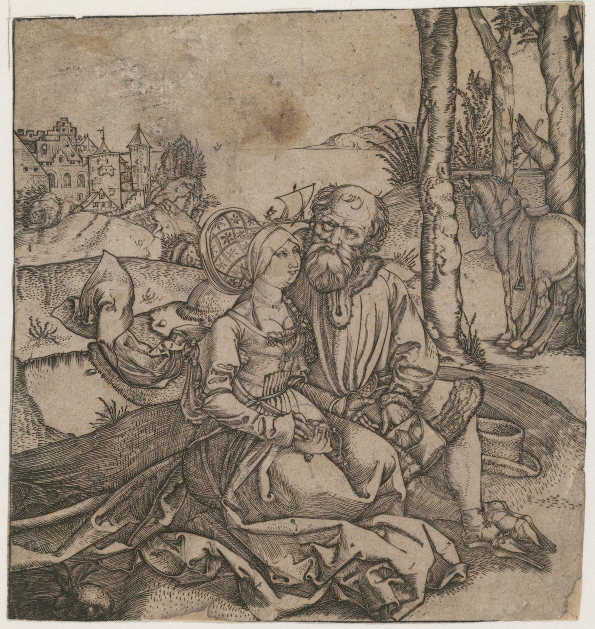 Le couple mal assorti, vers 1495 - Albrecht Dürer