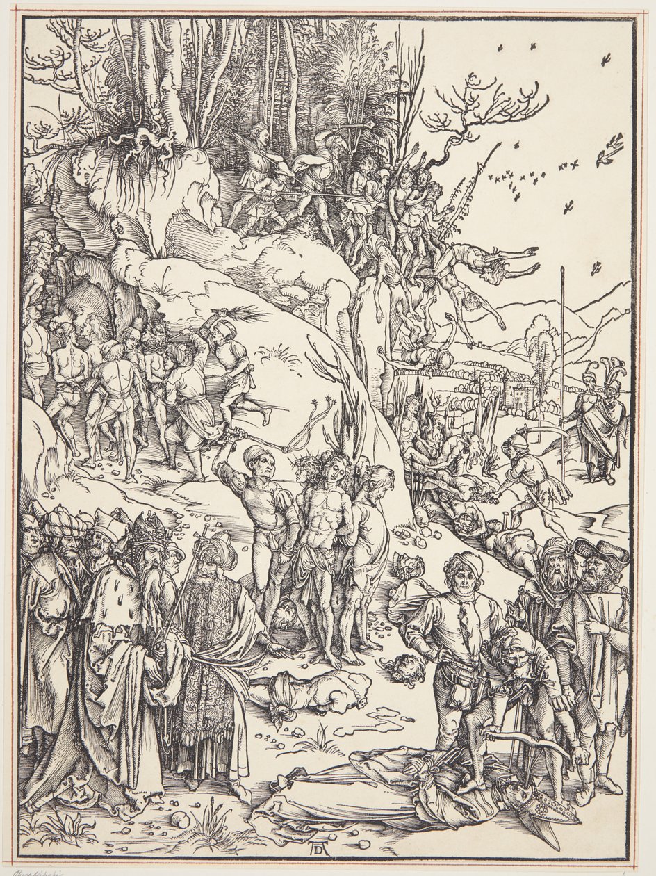 Le martyre des dix mille - Albrecht Dürer