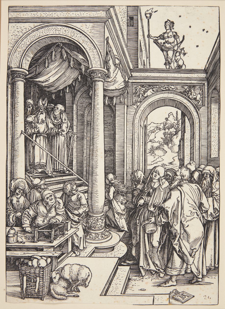 La présentation de la Vierge au temple - Albrecht Dürer