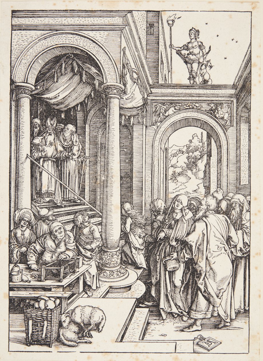 La présentation de la Vierge au temple - Albrecht Dürer