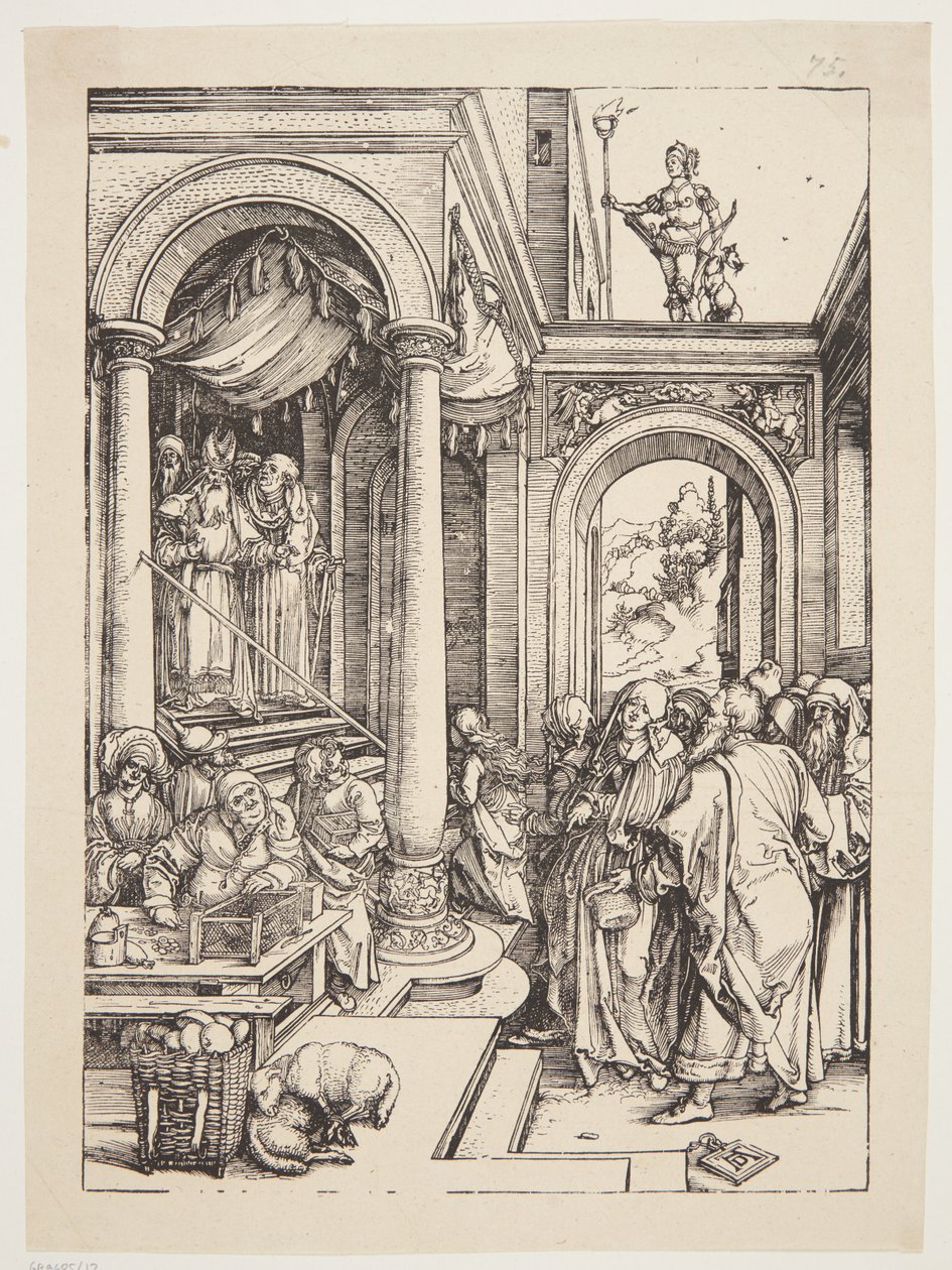 La présentation de la Vierge au temple - Albrecht Dürer