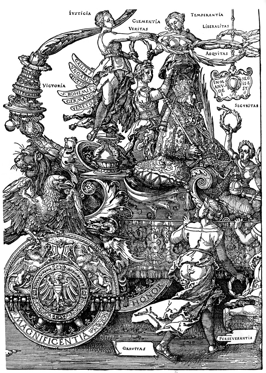 Retour triomphal de Maximilien Ier, 1512-1522, 1936 - Albrecht Dürer