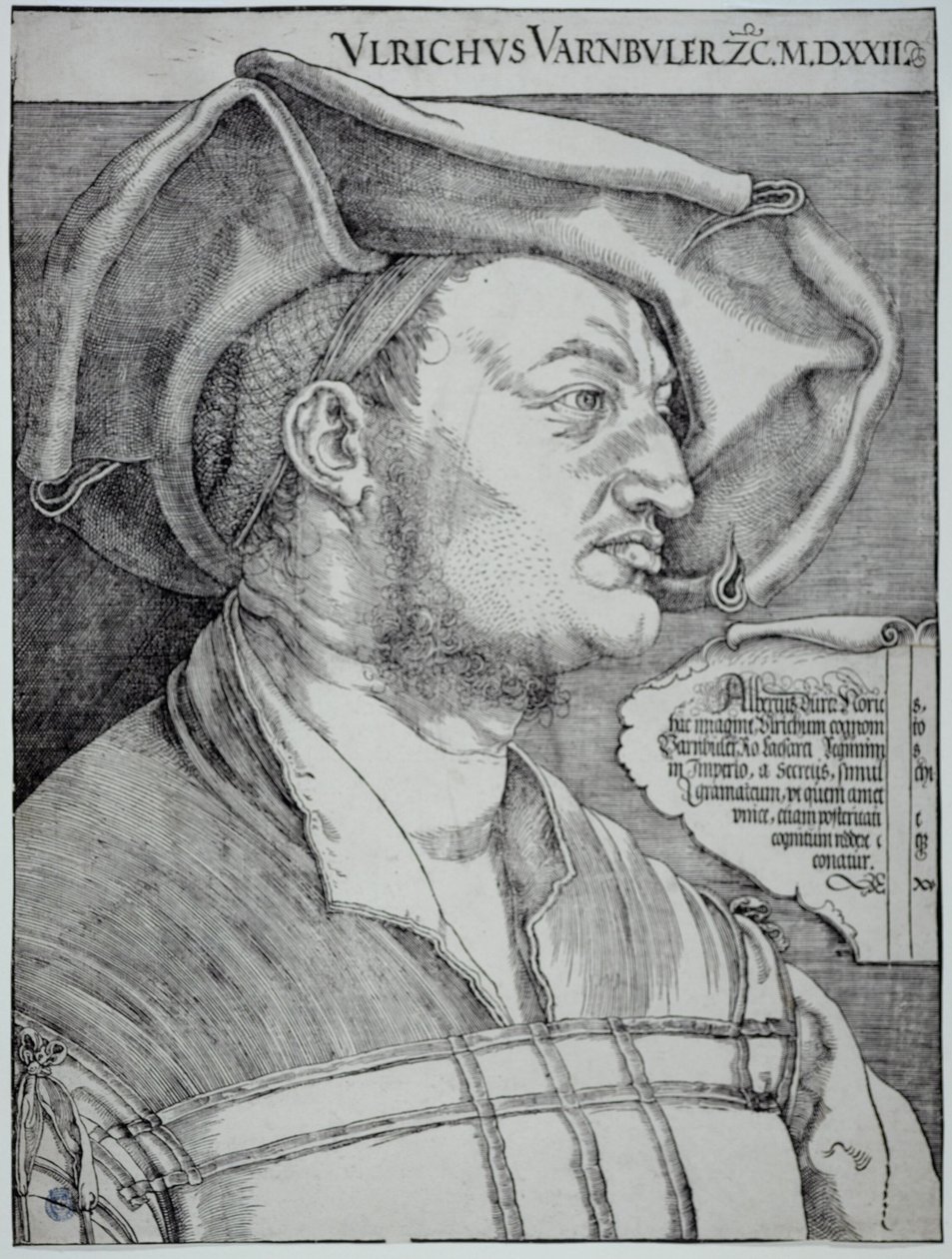 Ulrich Varnbüler (Bartsch 155) - Albrecht Dürer