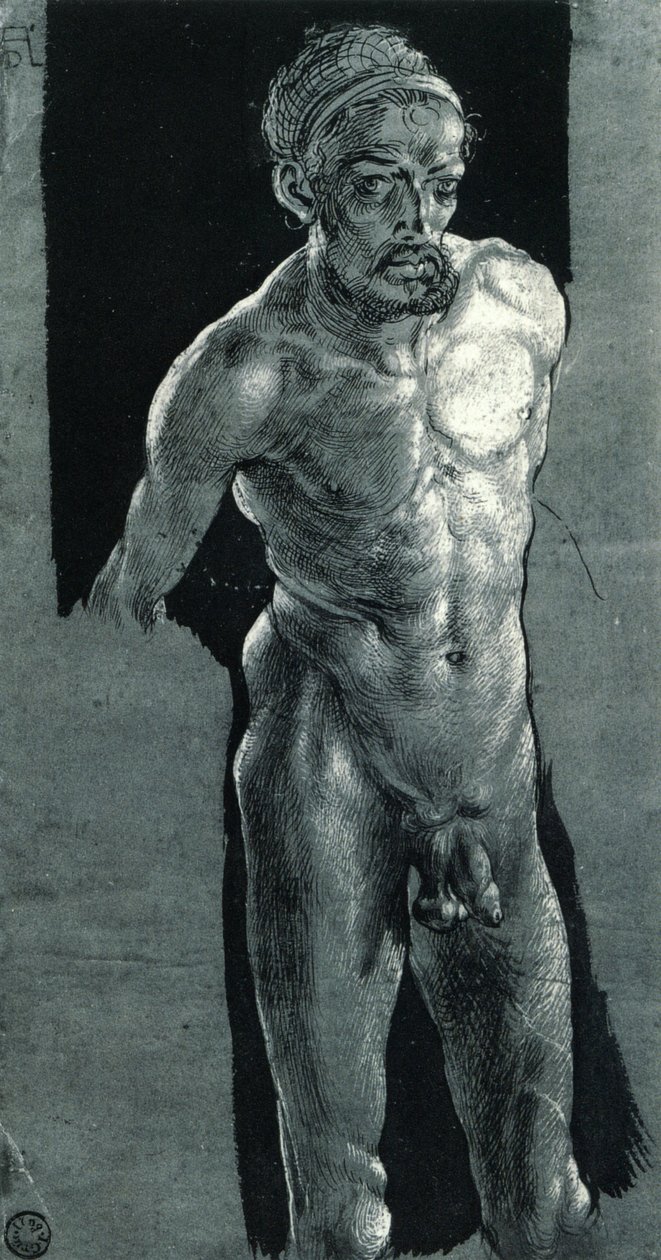 autoportrait nu - Albrecht Dürer