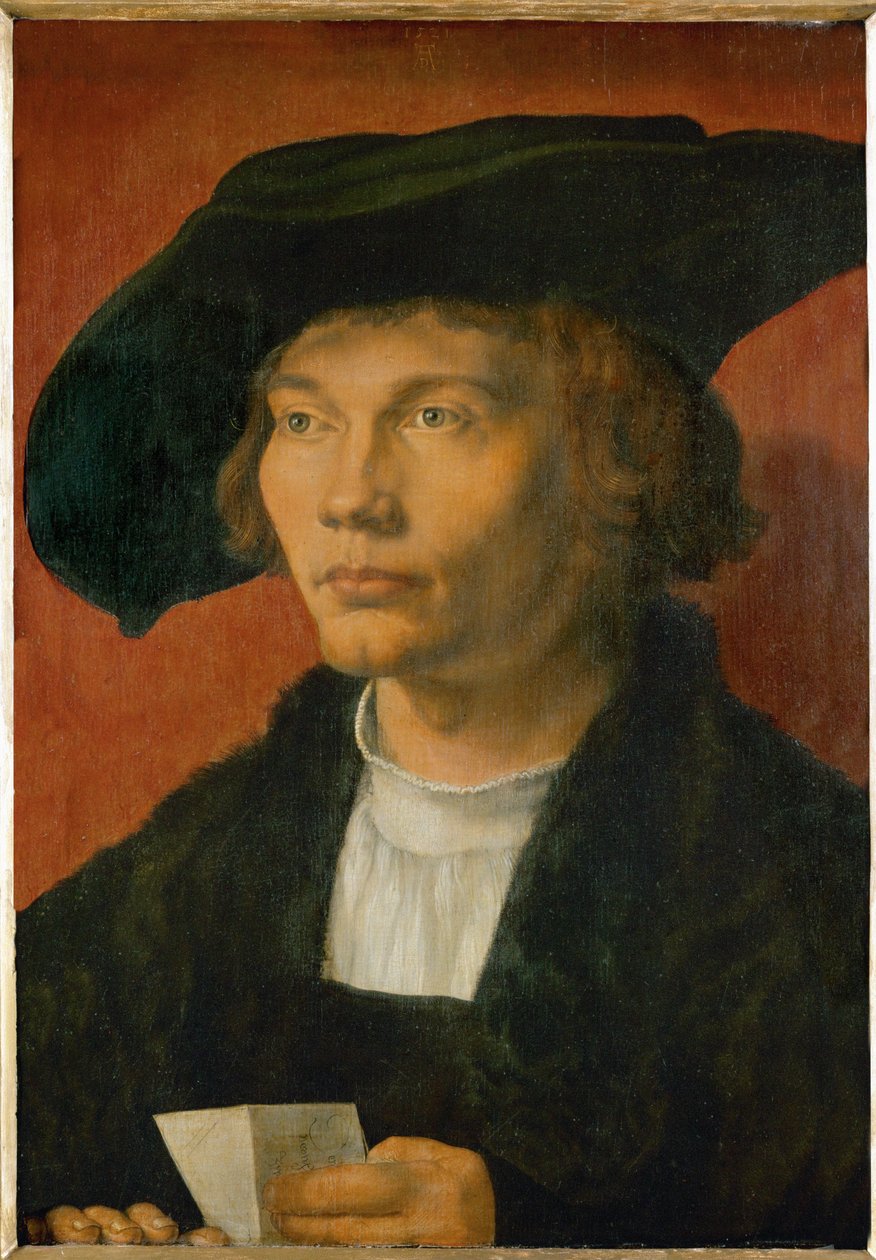 Bernhard von Reesen (peinture sur bois de chêne) - Albrecht Dürer or Duerer