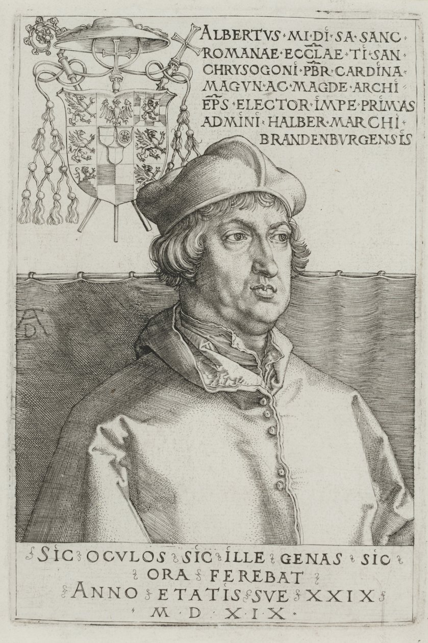 Cardinal Albrecht de Brandebourg - Albrecht Dürer