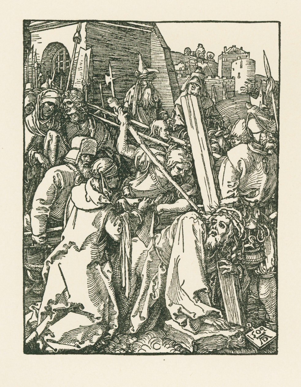 Le Christ portant la croix - Albrecht Dürer or Duerer