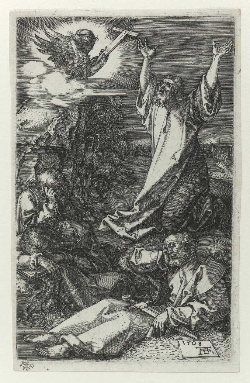 Christ dans le jardin des oliviers - Albrecht Dürer