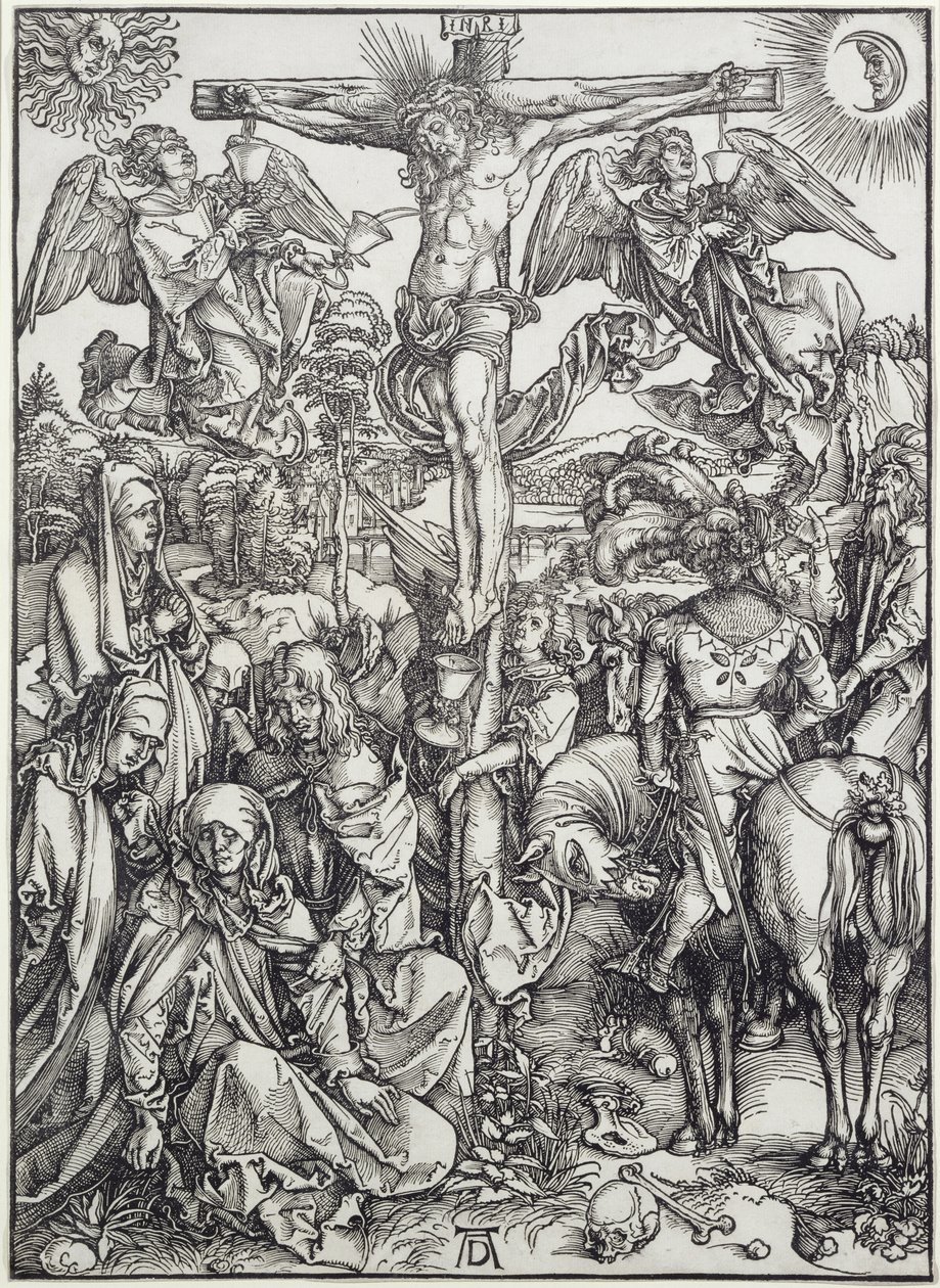 Christ en croix (La Grande Passion) (gravure) - Albrecht Dürer